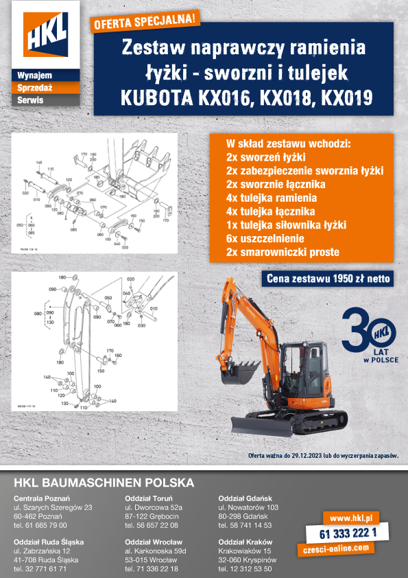 kubota ulotka sworznie